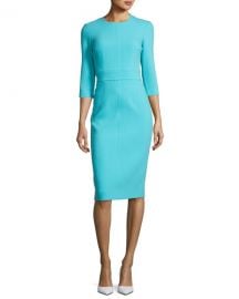 Michael Kors Collection Spring Dress in Turquoise at Bergdorf Goodman