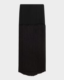 Michael Kors Collection Tassel Wool Gabardine Maxi Skirt at Neiman Marcus