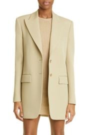 Michael Kors Collection Wool Gabardine Boyfriend Blazer at Nordstrom