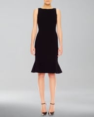 Michael Kors Flare-Hem Crepe Dress at Neiman Marcus