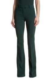 Michael Kors Haylee Stretch Virgin Wool Blend Flare Leg Pants at Nordstrom