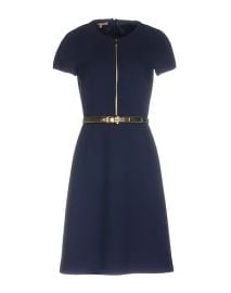 Michael Kors Knee length Dresses in Dark Blue at Yoox