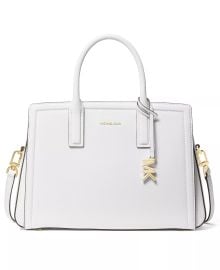 Michael Kors Laila Medium Leather Satchel Handbag at Macys