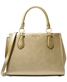 Michael Kors Marilyn Medium Leather Satchel - Macys at Macys