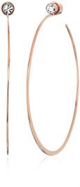 Michael Kors Modern Brilliance Hoop Earrings at Amazon