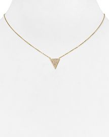 Michael Kors Pave Triangle Necklace at Bloomingdales