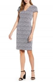 Michael Kors Plaid Jacquard Sheath Dress   Nordstrom at Nordstrom