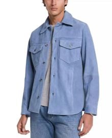 Michael Kors Suede Shirt Jacket at Macys