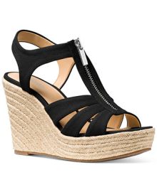 Michael Kors Womens Berkley Espadrille Wedge Sandals - Macys at Macys