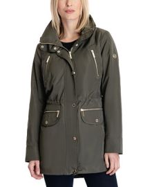 Michael Kors Womens Hooded Anorak Raincoat Created for Macys  Reviews - Coats  Jackets - Women - Macys at Macys