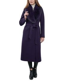 Michael Kors Womens Wool Blend Belted Coat - Macys at Macys