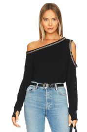 Michael Lauren Glendon Cold Shoulder Pullover at Revolve