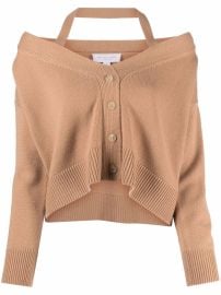 Michael Michael Kors off-shoulder Cashmere Cardigan - at Farfetch