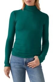 Michael Stars Beck Cotton Blend Turtleneck Top at Nordstrom