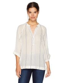 Michael Stars Women s Beach Stripe Easy Tunic at Amazon