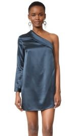 Michelle Mason Asymmetrical Lapel Shift Dress at Shopbop