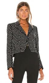 Michelle Mason Crystal Jacket in Black from Revolve com at Revolve