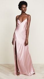 Michelle Mason Strappy Wrap Gown at Shopbop