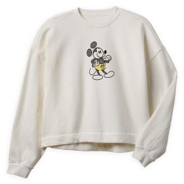 Mickey Mouse Genuine Mousewear Pullover Sweatshirt for Women White shopDisney at Disney