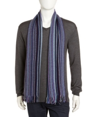 Micro Stripe Scarf at Last Call