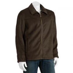 Micro shearling suede jacket by Chaps at Kohls