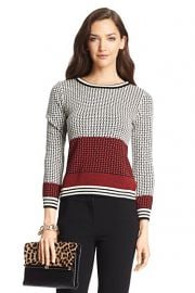 Microstitch Wool Sweater at DvF