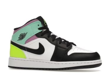 Mid Pastel Black Toe High Tops by Jordan at StockX