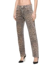 Mid Rise Blondie Crop Jeans in Leopardo at Bloomingdales