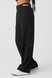 Mid-Rise Showdown Trouser - Black Alo Yoga at Alo Yoga