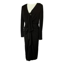 Mid-length dress Gucci Black size XXL International in Viscose - 46346638 at Vestiaire Collective