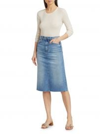 Midi Denim Skirt at Saks Fifth Avenue