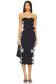 Midi Dress With Tie Up Belt at Revolve