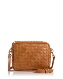 Midi Sac Woven Leather Crossbody Bag at Bloomingdales