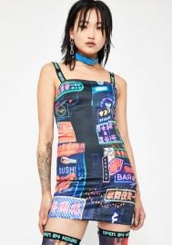 Midnight City Bodycon Dress by Current Mood at Dolls Kill