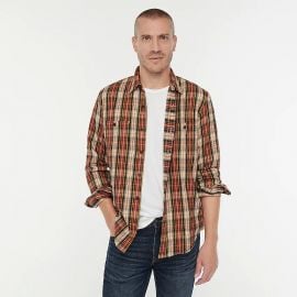 Midweight flannel workshirt in plaid at J. Crew