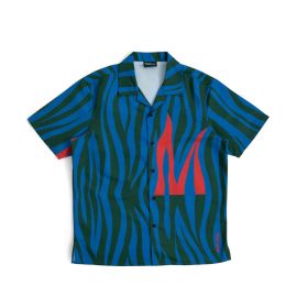 Mifland Zebra Print Camp Shirt at Mifland