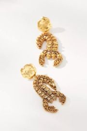 Mignonne Gavigan Scorpion Drop Earrings at Anthropologie