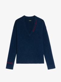 Mikyz Cashmere Sweater in Navy ZadigampVoltaire at Zadig & Voltaire