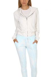 Milan Crop Zip Hoody by Cotton Citizen  at Blue and Cleam