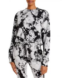 Milan Cropped Tie Dyed Sweatshirt at Bloomingdales