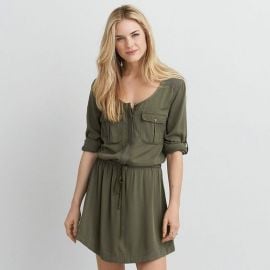 Military Shirtdress at American Eagle