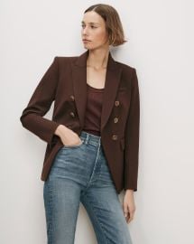 Miller Dickey Jacket in Dark Brown | Veronica Beard at Veronica Beard