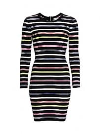 Milly - Multi-Stripe Knit Bodycon Dress at Saks Fifth Avenue