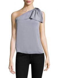 Milly - Stretch Cindy Top at Saks Fifth Avenue