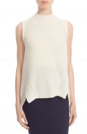 Milly  Cloud  Cashmere Blend Sleeveless Sweater at Nordstrom