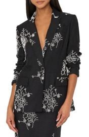 Milly Alexa Beaded Embroidered Blazer at Nordstrom