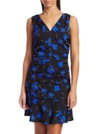 Milly Butterfly Flower Sleeveless Dress at Saks Off 5th