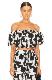 Milly Cabana Mason Modern Geometric Top at Revolve