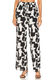 Milly Cabana Modern Geometric Track Pant at Revolve