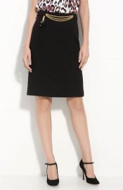 Milly Chain Front Pencil Skirt at Nordstrom